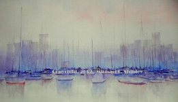 Skyline With Boats